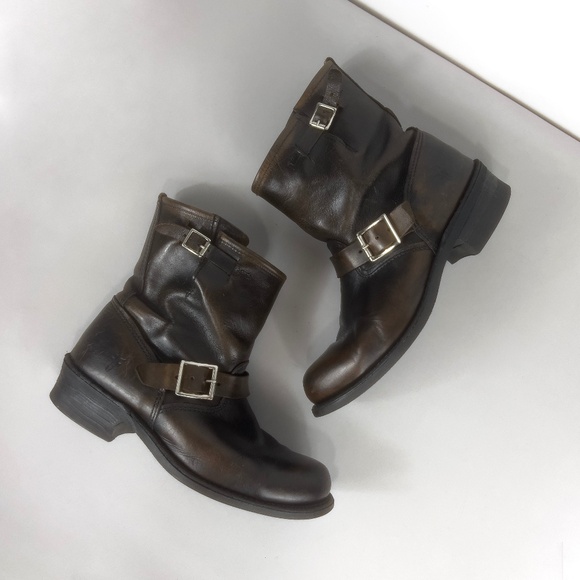 FRYE ENGINEER 8R BOOTS - Picture 1 of 7